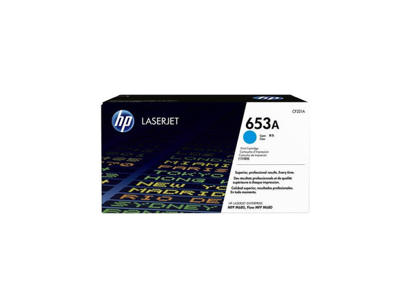 (Don't Activate, HP Restricted) HP 653A Original Toner Cartridge Cyan CF321AC