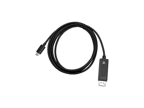 V7 USB-C Male to DisplayPort 1.4 Male 32.4 Gbps 8K/4K UHD V7USBCDP142M