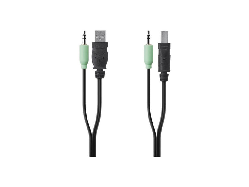 Belkin TAA USB/AUD SKVM CBL USB A/B 3.5mm Audio F1D9022B10T