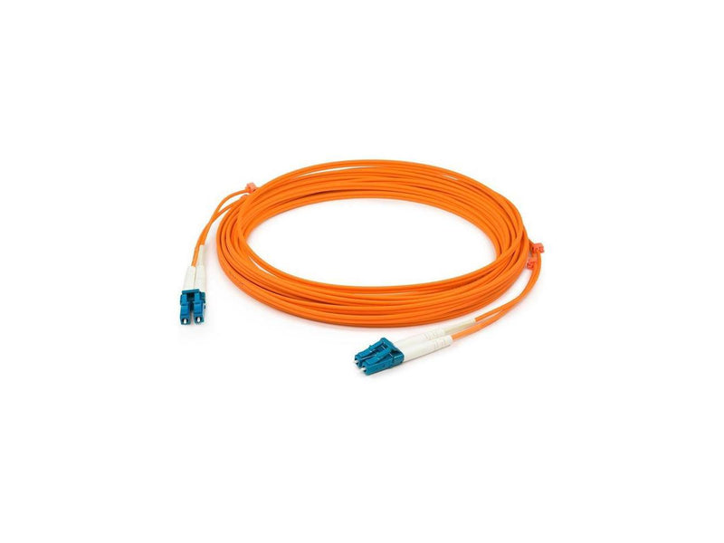 AddOncomputer.com 2m Multi-Mode fiber (MMF) Duplex LC/LC OM1 Orange Patch Cable