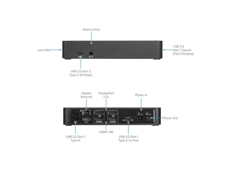 Targus USB-C Universal DV4K Docking Station with 100W Power Delivery DOCK192USZ