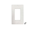 Tripp Lite Safe-IT Single-Gang Antibacterial Wall Plate Decora Style Ivory