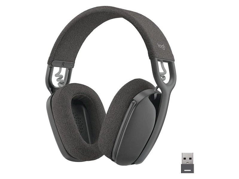 Logitech Zone Vibe 125 Wireless Headphones with Noise-Canceling Microphone,