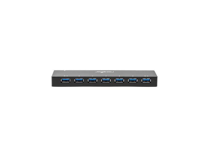 Rocstor 7-port USB Hub - USB 3.0 - External - 7 USB Port(s) - 7 USB 3.0 Port(s)