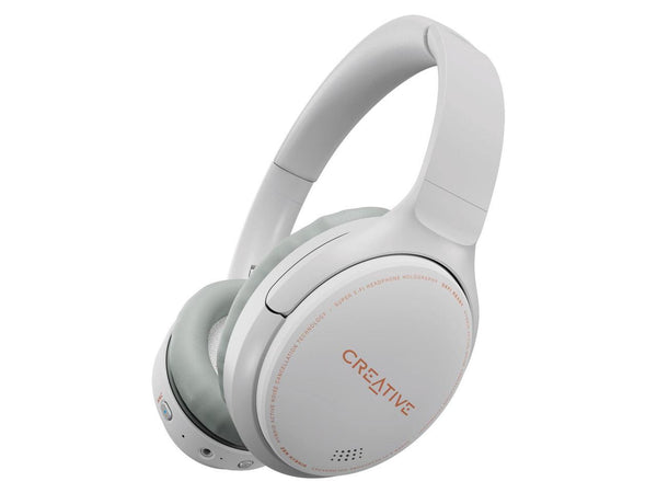 Creative Zen Hybrid (White) Wireless Over-Ear Headphones with Hybrid Active