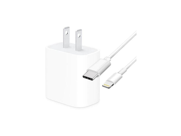 4XEM 4XIPADAIRKITL White iPad Air Kit with 20W USB-C Charger and 6FT 8 Pin Cable