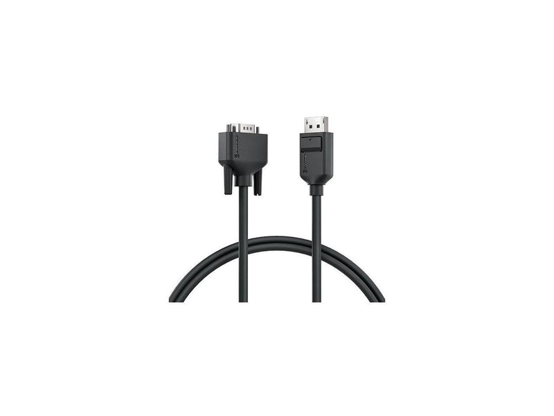 Alogic Display Port to VGA Cable Elements Series Male to Male 2m EL2DPVGA02