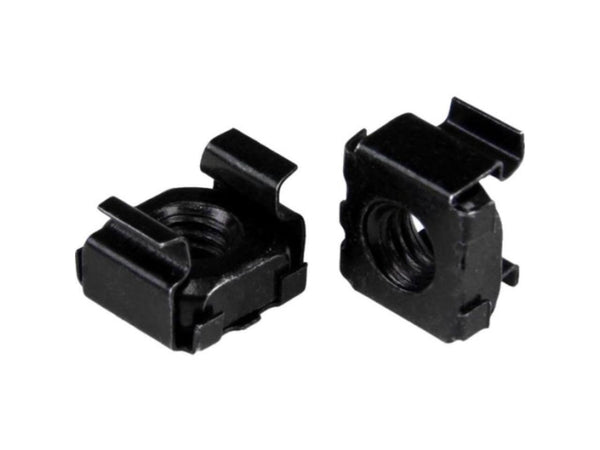 StarTech.com M5 Cage Nuts - 50 Pack, Black - M5 Mounting Cage Nuts for Server