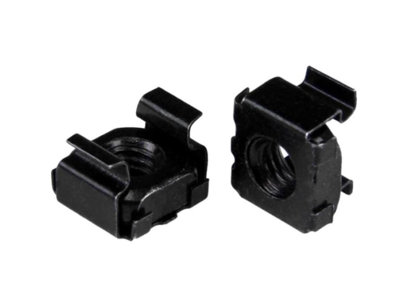 StarTech.com M5 Cage Nuts - 50 Pack, Black - M5 Mounting Cage Nuts for Server