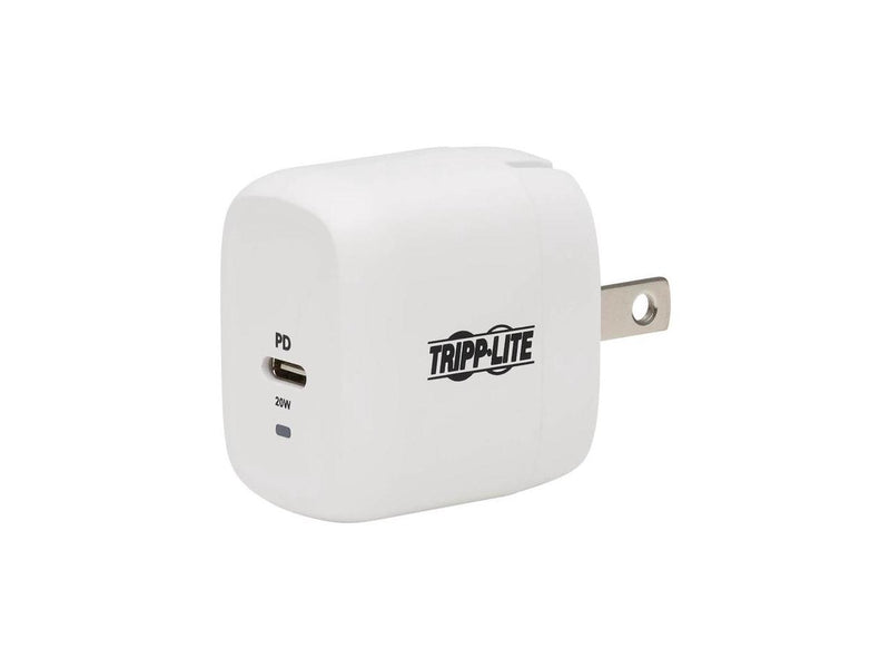 Tripp Lite Compact 1-Port USB-C Wall Charger GaN Technology 20W U280W0120C1G