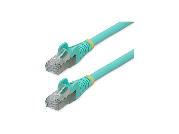 StarTech 3ft CAT6a Snagless S/FTP Ethernet Cable Aqua NLAQ3FCAT6APATCH