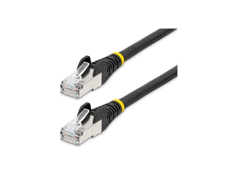 StarTech 3ft CAT6a Snagless S/FTP Ethernet Cable Black NLBK3FCAT6APATCH