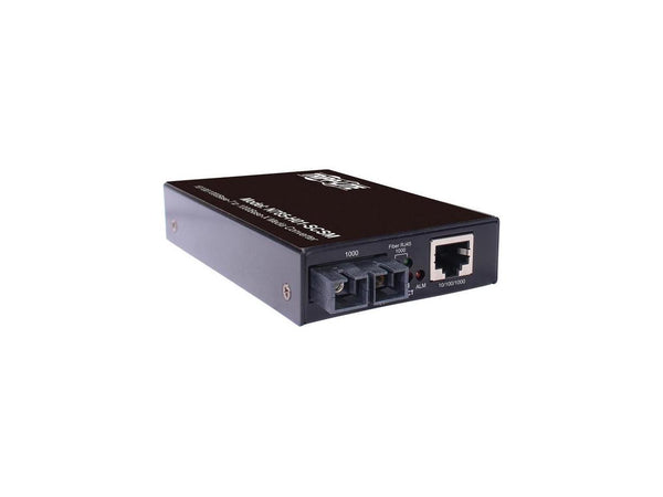 Tripp Lite 10km Hardened Gigabit Fiber to Ethernet Media Converter N785H01SCSM