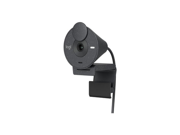 Logitech Brio 300 Full HD Webcam with Privacy Shutter, Noise Reduction