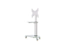 Tripp Lite Premier Rolling TV Cart for 32" to 55" Displays Frosted Glass Base