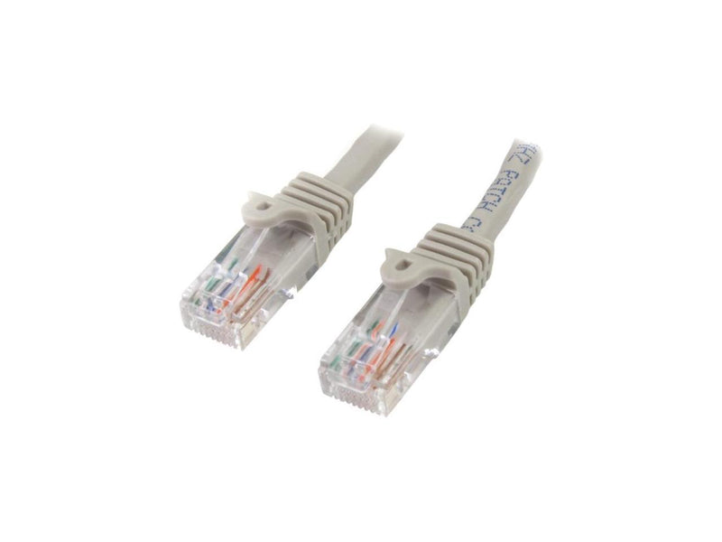 StarTech.com 45PATCH50GR 50 ft. Cat 5E Black Cat5e UTP Patch Cable