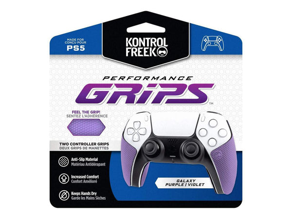 KontrolFreek Performance Grips for Playstation 5 Controller Galaxy Purple