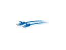 C2G 3ft Cat6a Snagless Unshielded UTP Slim Ethernet Patch Cable Blue C2G30127