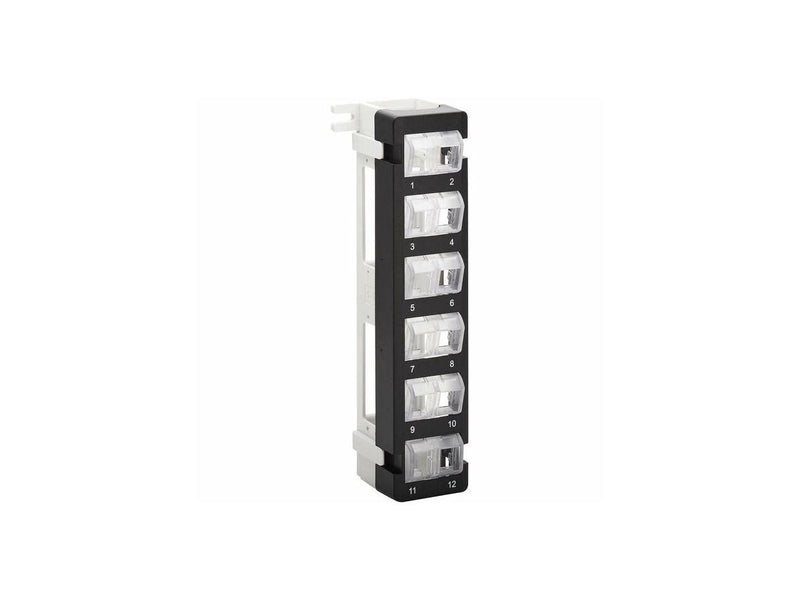 Tripp Lite by Eaton 12-Port Wall-Mount Patch Panel for UTP Keystone Jacks