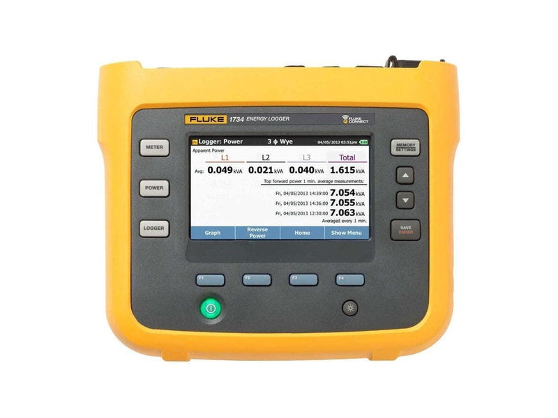 Fluke 1732/EUS Three-Phase Electrical Energy Logger with current probes