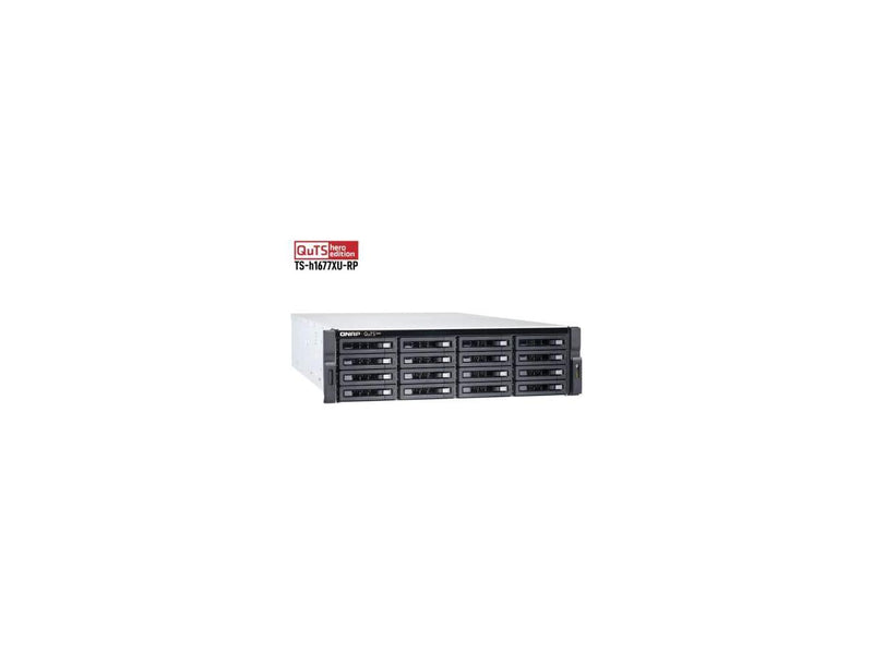 ts-h1677xu-rp-3700x-32g-us qnap 3u 16-bay qts hero nas/iscsi ip-san