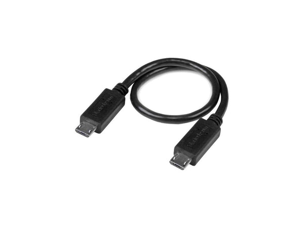 StarTech UUUSBOTG8IN 8in USB OTG Cable - Micro USB to Micro USB - M/M - USB OTG