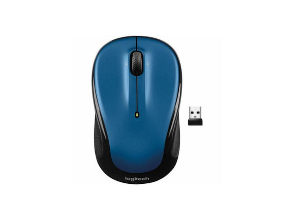 Logitech M325s Wireless Mouse, 2.4 GHz with USB Receiver, 1000 DPI Optical, Blue