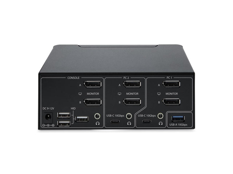 StarTech 2-Port Dual-Monitor DisplayPort 1.4 KVM Switch - 8K 60Hz / 4K 144Hz -