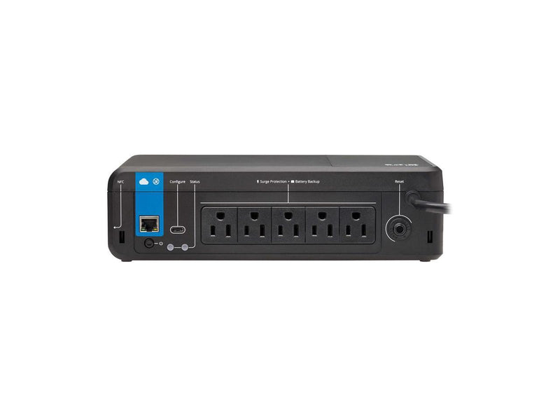 Tripp Lite 850VA 450W 120V Standby Cloud-Connected UPS with Remote Monitoring