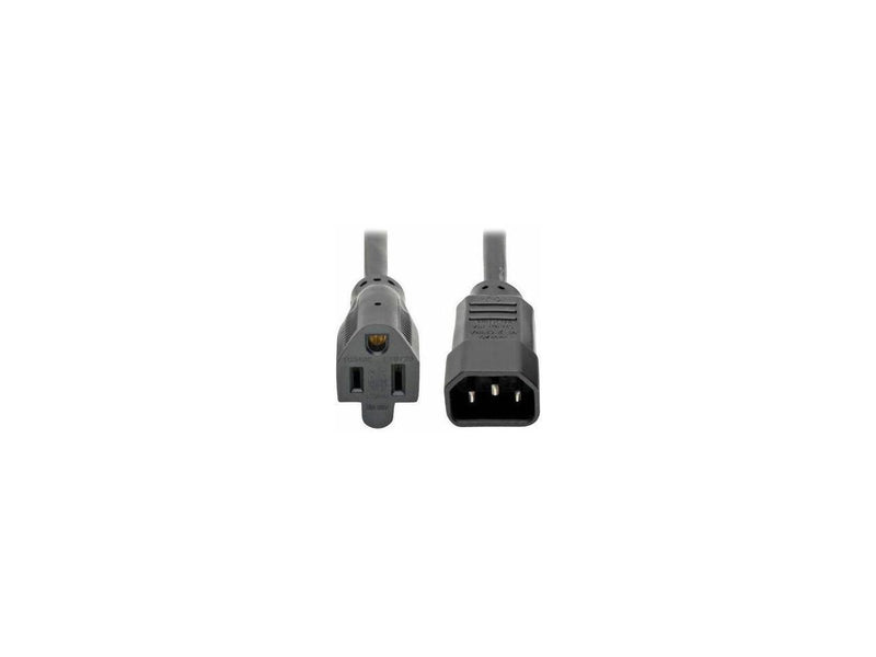 Tripp Lite series NEMA 5-15R to C14 Computer AC Power Cable - 13A, 125V, 16 AWG,