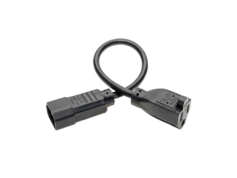Tripp Lite series NEMA 5-15R to C14 Computer AC Power Cable - 13A, 125V, 16 AWG,