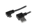 StarTech.com 1m 3 ft Micro-USB Cable with Right-Angled Connectors - M/M - USB A