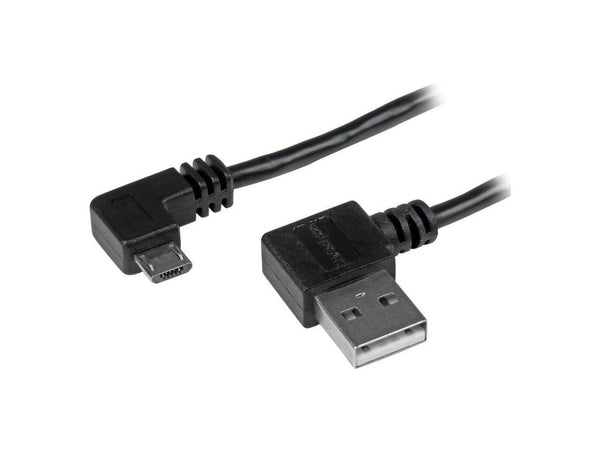 StarTech.com 1m 3 ft Micro-USB Cable with Right-Angled Connectors - M/M - USB A
