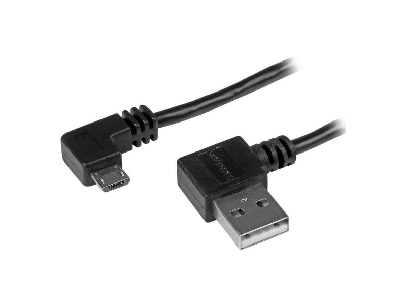 StarTech.com 1m 3 ft Micro-USB Cable with Right-Angled Connectors - M/M - USB A