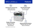 Brother MFC-L3720CDW Wireless Compact Digital Color All-in-One Printer