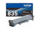 Brother TN835 Original Super High Yield Laser Toner Cartridge Black 1 Each