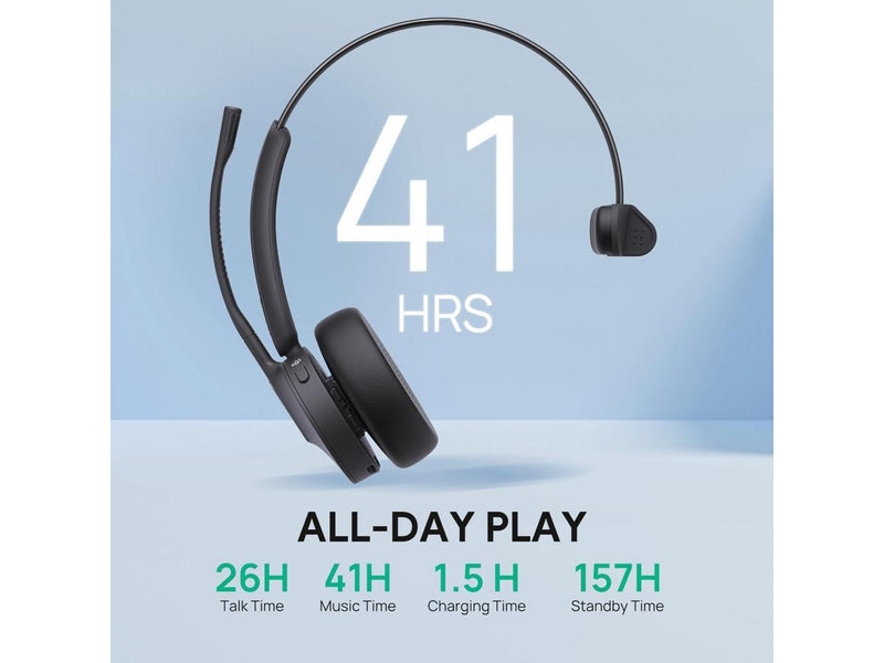 Yealink WH64 Monaural On-Ear Wireless Headset 1208688