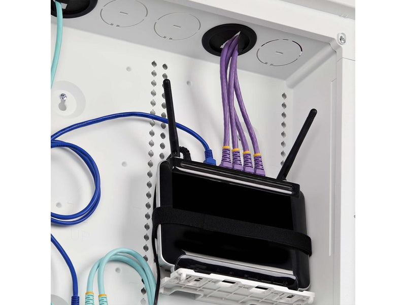 StarTech 28-Inch Wall-Mount Media Enclosure - Cable Management Box for Network