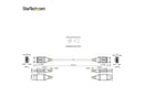 StarTech 1ft 30cm DisplayPort 1.4 Cable 8K 60Hz HDR10 UHD 4K 120Hz Video DP to