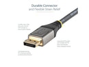 StarTech 1ft 30cm DisplayPort 1.4 Cable 8K 60Hz HDR10 UHD 4K 120Hz Video DP to