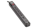 Safe-IT Surge Protector 6-Outlet 2 USB Ports Antimicrobial 10ft Cord