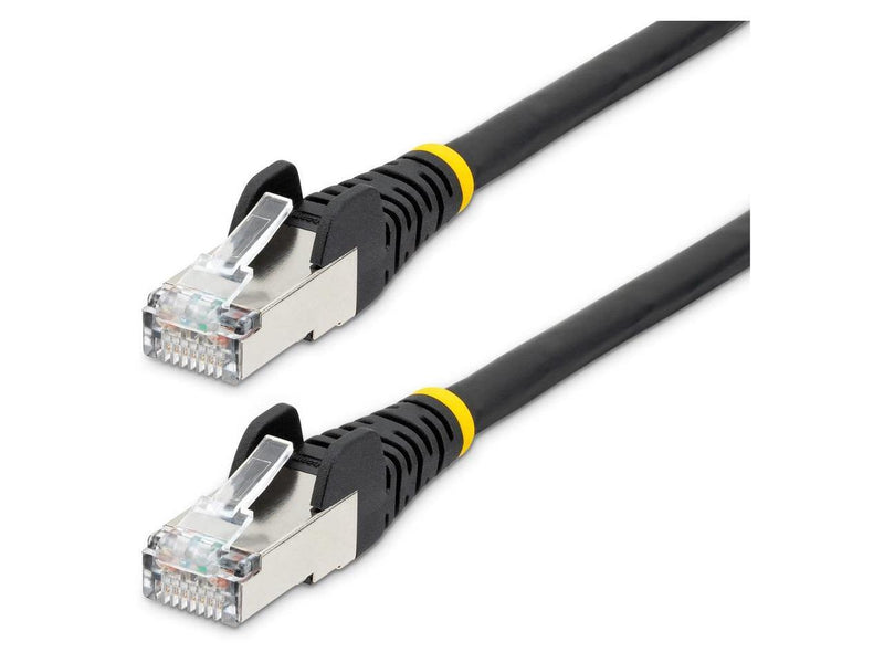 StarTech 8ft CAT6a Snagless S/FTP Network Patch Cable Black NLBK8FCAT6APATCH