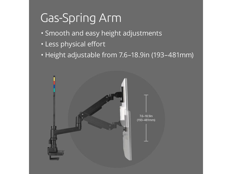 Kensington SmartFit Premium Heavy Duty Single Monitor Arm (K58273NA)