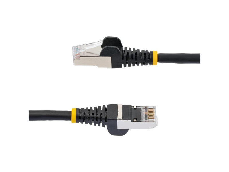 StarTech 8ft CAT6a Snagless S/FTP Network Patch Cable Black NLBK8FCAT6APATCH