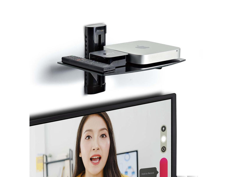 StarTech Floating Wall-Mounted AV Shelf, Adjustable Height 1B-WALL-MOUNT-SHELF