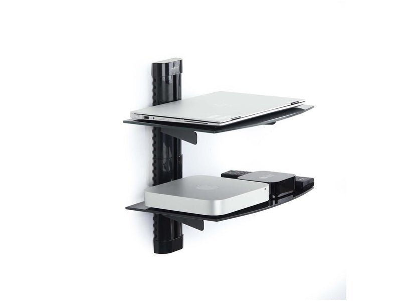 StarTech Dual Floating Wall-Mounted AV Shelves 2B-WALL-MOUNT-SHELF