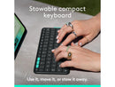 Logitech Flip Folio Keyboard Case for iPad Pro & iPad Air 11" Midnight Black