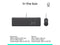 Logitech Signature Slim Wired Combo MK625 Optical Wired Mouse Graphite