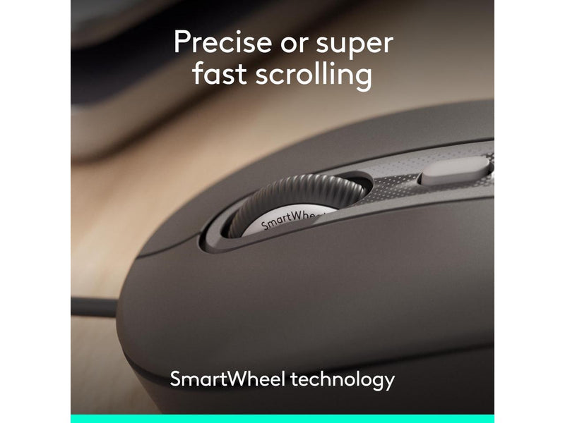 Logitech Signature Slim Wired Combo MK625 Optical Wired Mouse Graphite