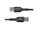 StarTech 1ft 30cm USB-A to USB-C Charging Cable Charge & Sync 3A USB 2.0 TPE